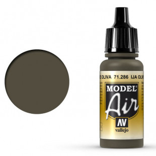 Краска для аэрографии "Model Air" цвет 71.286 (IJA Olive Green)