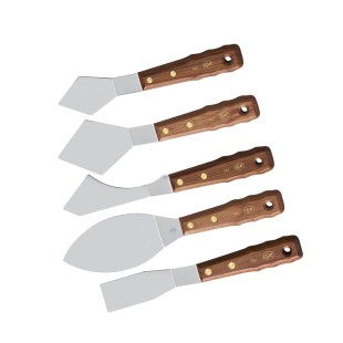 Набор мастихинов-шпателей RGM "New Generation" 5 штук (№01,02,04,06,08)