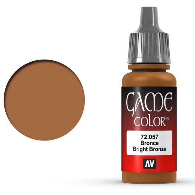 Краска акриловая для моделизма Vallejo "Game Color" 72.057 Bright Bronze