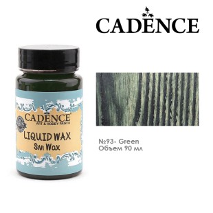 Жидкий воск Cadence "Liguid WAX" 90 мл, зеленый для финишной отделки (LW093)