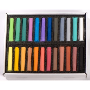 Набор сухой пастели Blockx "Assorted" 24 цвета в картонной упаковке