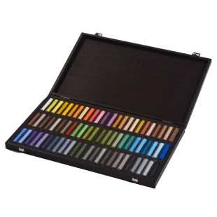 Набор сухой пастели Blockx "Landscape" 72 цвета в деревянном ящике