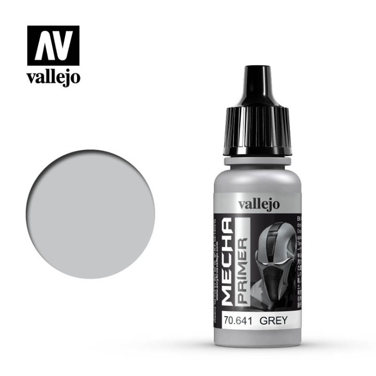 Грунт акриловый Vallejo "Mecha Primer" 70.641 (Grey), 17мл.