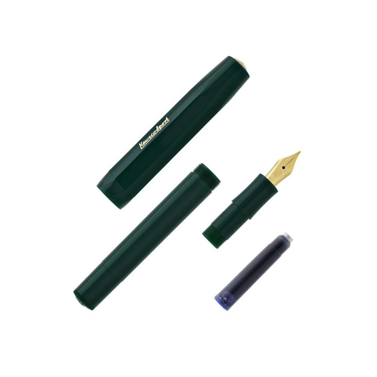 Ручка перьевая Kaweco "Classic Sport" M (0,9мм), Green (10000489)
