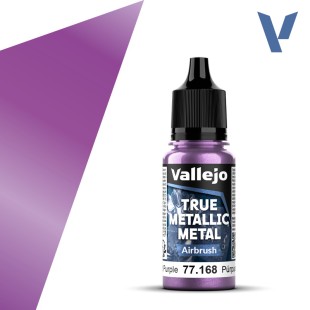 Краска для аэрографии Vallejo "True Metallic Metal" 77.168 Amethyst Purple, 18мл
