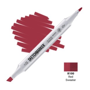 Маркер двусторонний Sketchmarker "Classic" R100 Красный свитер