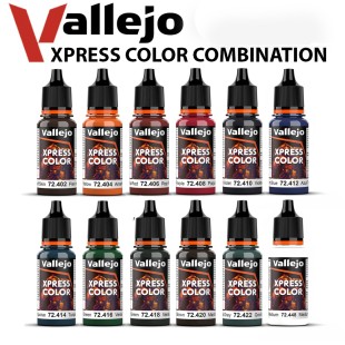 Комплект красок для моделизма Vallejo "Game Color XPress" №33 Combination 12 штук