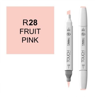 Маркер Touch Twin "Brush" цвет R28 (fruit pink)