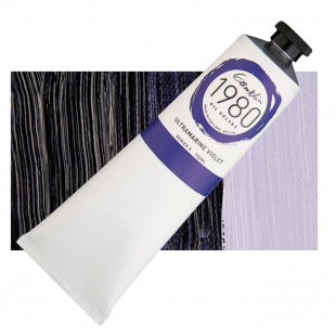 Масляная краска "Gamblin 1980" Ultramarine Violet (ультрамарин фиолетовый), туба 150мл