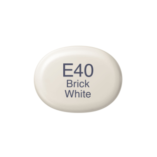 Маркер двухсторонний COPIC "SKETCH" E40 Brick White
