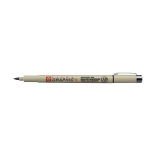 Ручка капиллярная Sakura "Pigma Graphic 1" Черный 1мм