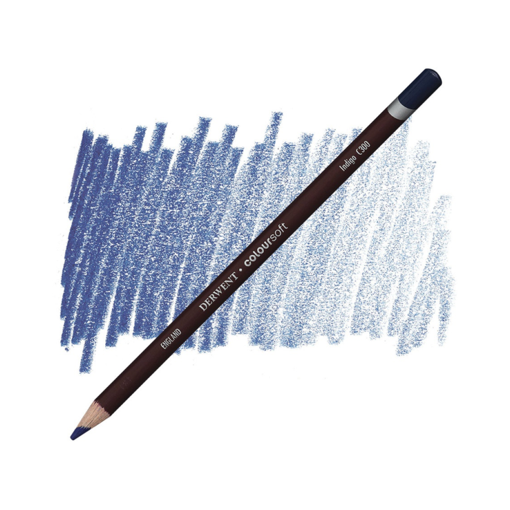 Карандаш цветной Derwent "Coloursoft" C300 Индиго (0700982)