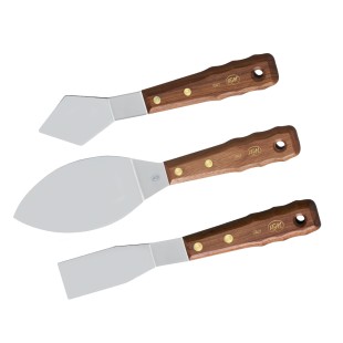 Набор мастихинов-шпателей RGM "New Generation" 3 штуки (№01,06,08)