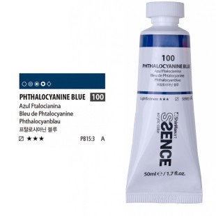 Краска акриловая Shinhan "Essence" №100 Синий фталоцианин, туба 50мл