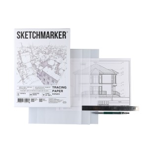 Калька сатиновая Sketchmarker "Tracing paper" A4, 100л, 70г/м2 в коробке