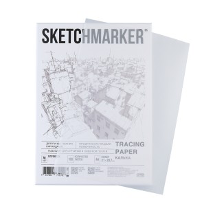 Калька сатиновая Sketchmarker "Tracing paper" A4, 100л, 70г/м2 в коробке