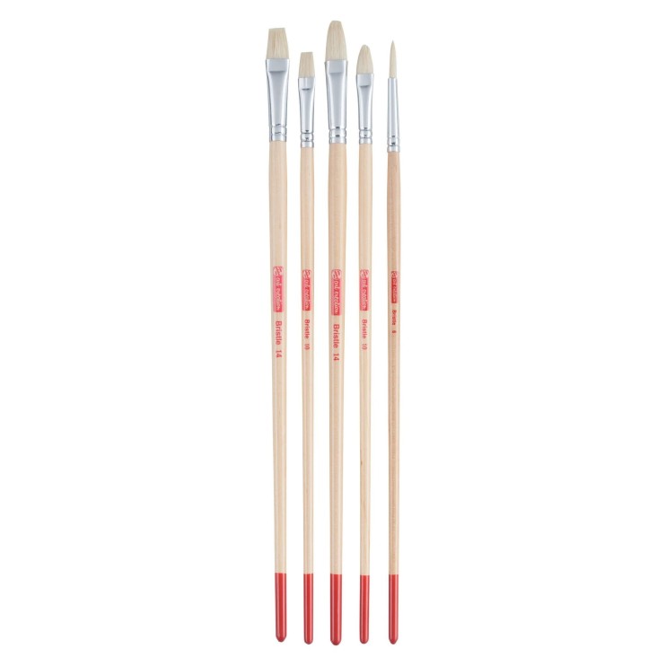 Набор кистей из щетины Art Creation "215M" 5 штук