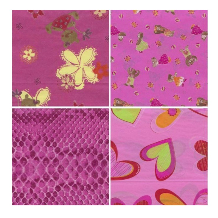 Блок бумаги для декупажа Decopatch "Decopad Colour Block" Pink, 48л, 15х16см (BLC02)