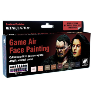 Набор красок Game Air "Face Painting" 8 оттенков