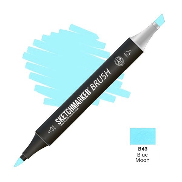 Маркер SketchMarker "Brush" B43 Дымчатый голубой