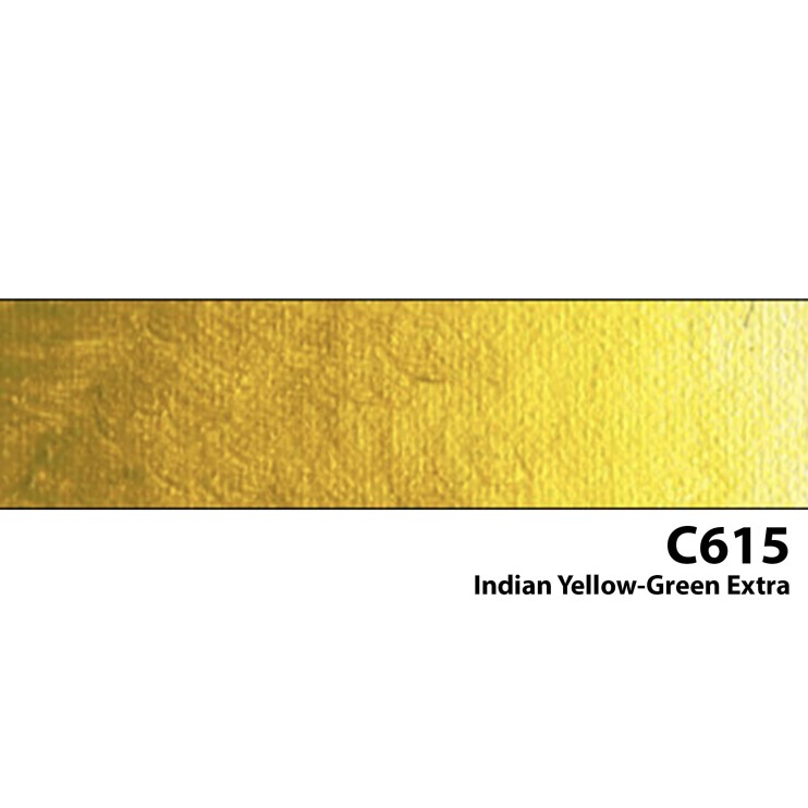 Акрил художественный "Old Holland" C615 Indian Yellow-Green Extra (Индийский желто-зеленый экстра), 60мл