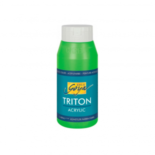Краска акриловая Solo Goya "Triton" №22 Желто-зеленый, 750мл.