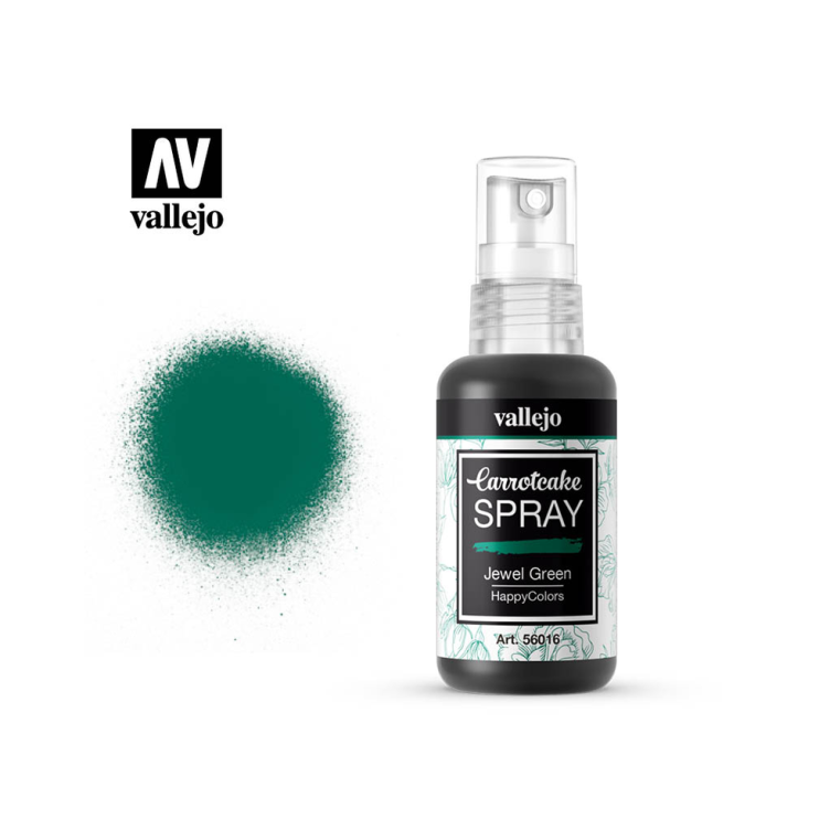 Краска для скрапбукинга Vallejo "CarrotCake" 56.016 Jewel Green /спрей