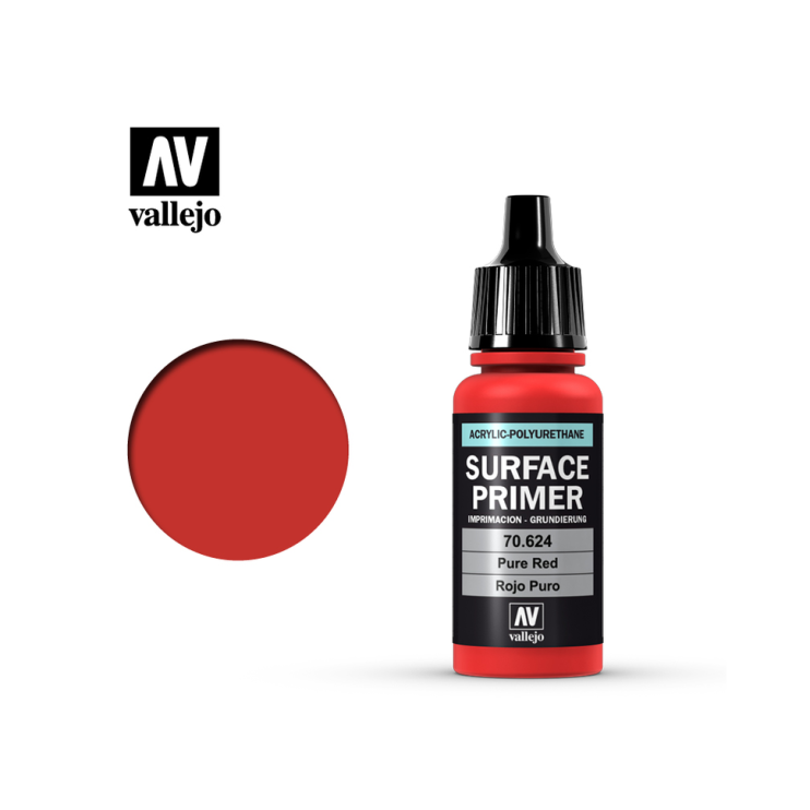 Полиуретановый грунт "Surface primer" 70.624 Pure Red, 17мл