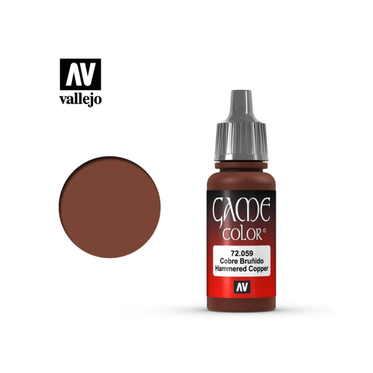Краска акриловая для моделизма Vallejo "Game Color" 72.059 Hammered Copper