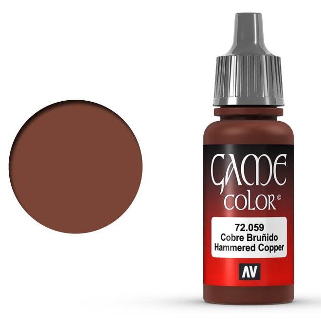 Краска акриловая для моделизма Vallejo "Game Color" 72.059 Hammered Copper