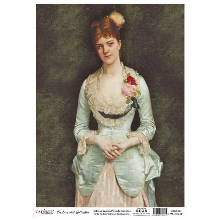 Рисовая карта 30х42см, HW005