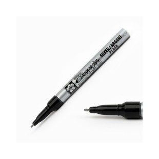 Маркер лаковый Sakura "Pen-Touch Calligrapher" 1,8мм /Серебряный