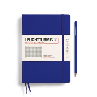 Блокнот в клетку Leuchtturm1917 "Hardcover" A5, 251стр., 80г/м2, цвет: Чернильный (369794)