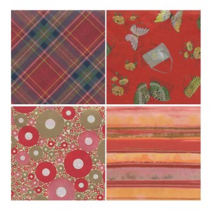 Блок бумаги для декупажа Decopatch "Decopad Colour Block" Red, 48л, 15х16см (BLC03)