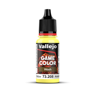 Проливка для моделизма Vallejo "Game Wash" 73.208 Yellow, 17 мл
