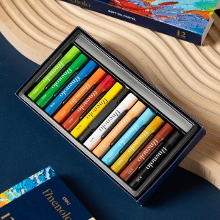 Набор масляной пастели "Finenolo" 12 цветов в картонной упаковке