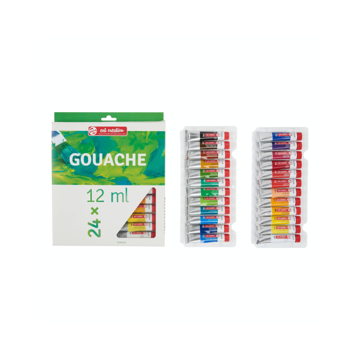 Набор гуаши "Art Creation" 24 тубы по 12мл