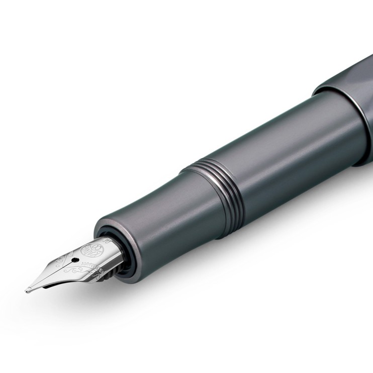 Ручка перьевая Kaweco "Al Sport" F (0,7мм), Anthracite (10000094)