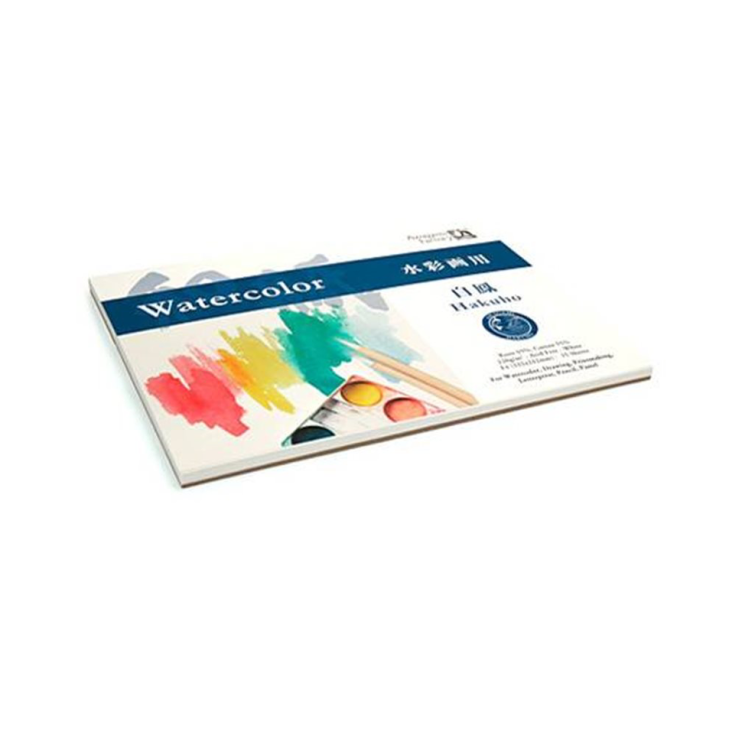 Блок бумаги для акварели Awagami "Hakuho" 15,8х22,8см, 15л, 220г,м