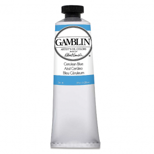 Масляная краска Gamblin "Artist" Cerulean Blue (церулеум), туба 37мл