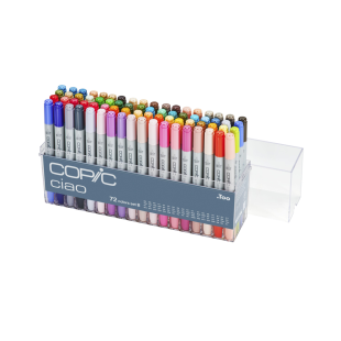 Набор Copic Ciao "Set B" 72 маркера в пластиковом пенале