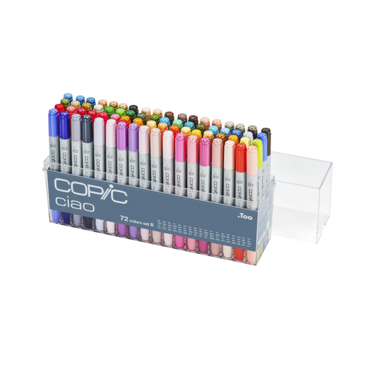 Набор Copic Ciao "Set B" 72 маркера в пластиковом пенале
