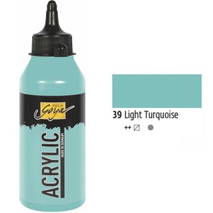 Краска акриловая Solo Goya "Acryl" №39 Бирюзовый светлый, 250мл