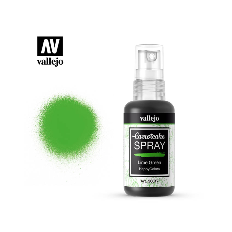 Краска для скрапбукинга Vallejo "CarrotCake" 56.017 Lime Green /спрей