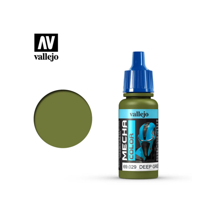 Краска для сборных моделей Vallejo "Mecha Color" 69.029 Deep Green