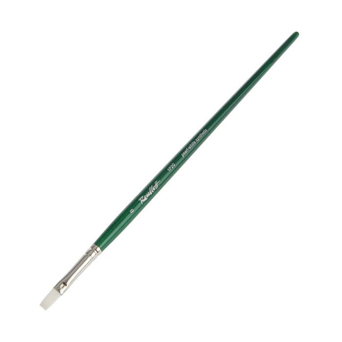 Кисть синтетика плоская «1Р2G» №8 на длинной ручке