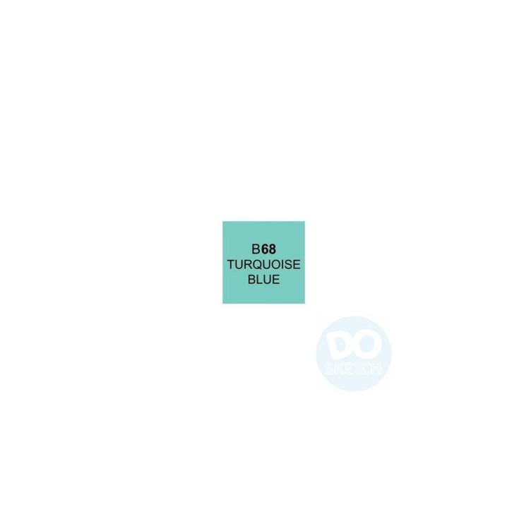 Маркер Touch Twin "Classic" цвет B68 (turquoise blue)