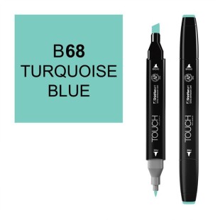 Маркер Touch Twin "Classic" цвет B68 (turquoise blue)