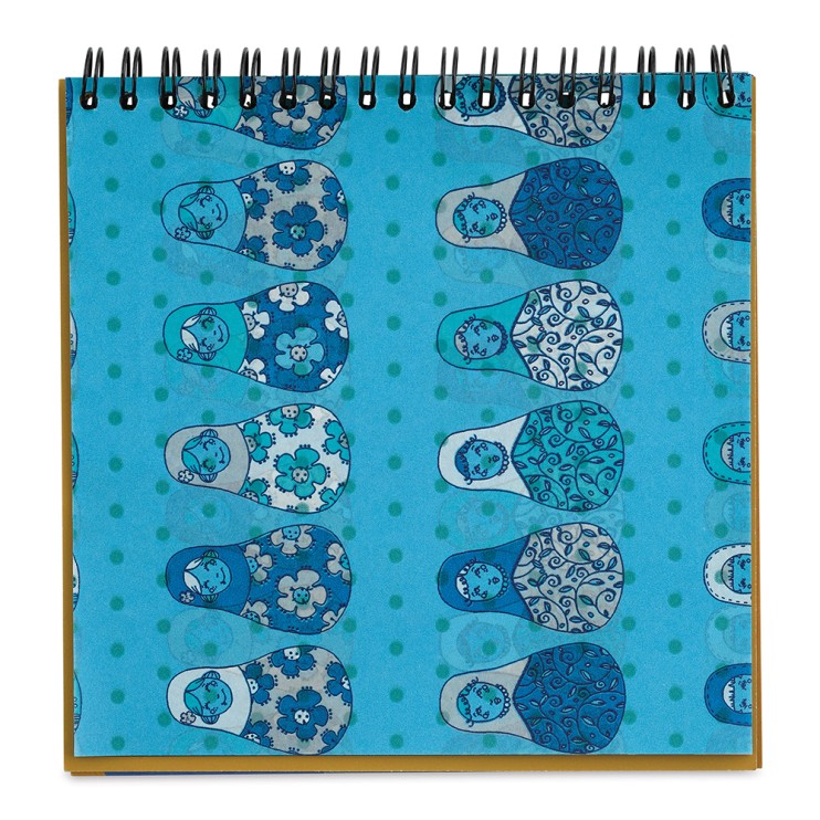 Блок бумаги для декупажа Decopatch "Decopad Colour Block" Blue, 48л, 15х16см (BLC04)