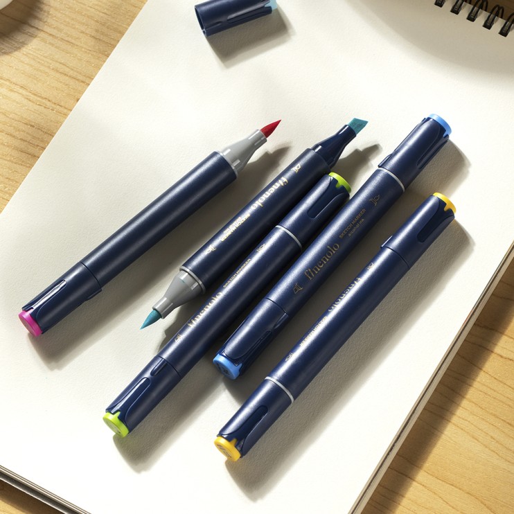 Набор маркеров "Finenolo" 80 штук в сумке-пенале (C184-80)